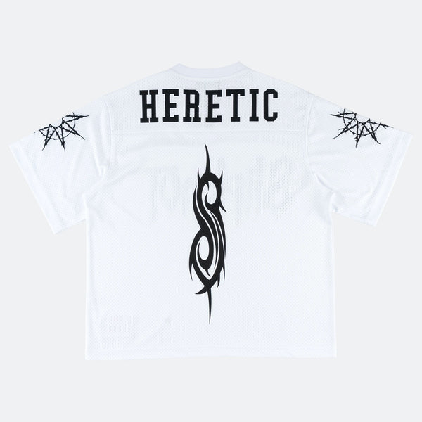 Welcome Skateboards - Slipknot Heretic Mesh Football Jersey - White