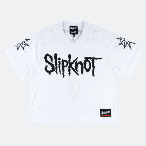 Welcome Skateboards - Slipknot Heretic Mesh Football Jersey - White