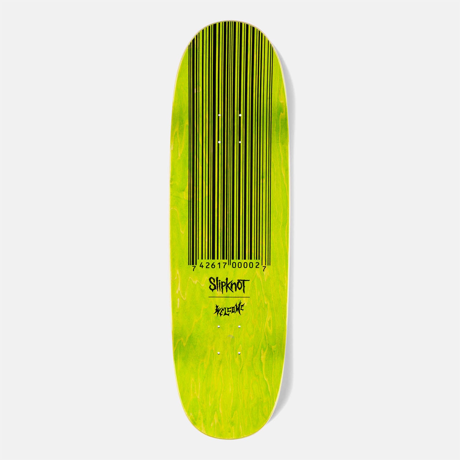 Welcome Skateboards - 9.5" Slipknot Oval Logo On Boline 2.0 Skateboard Deck