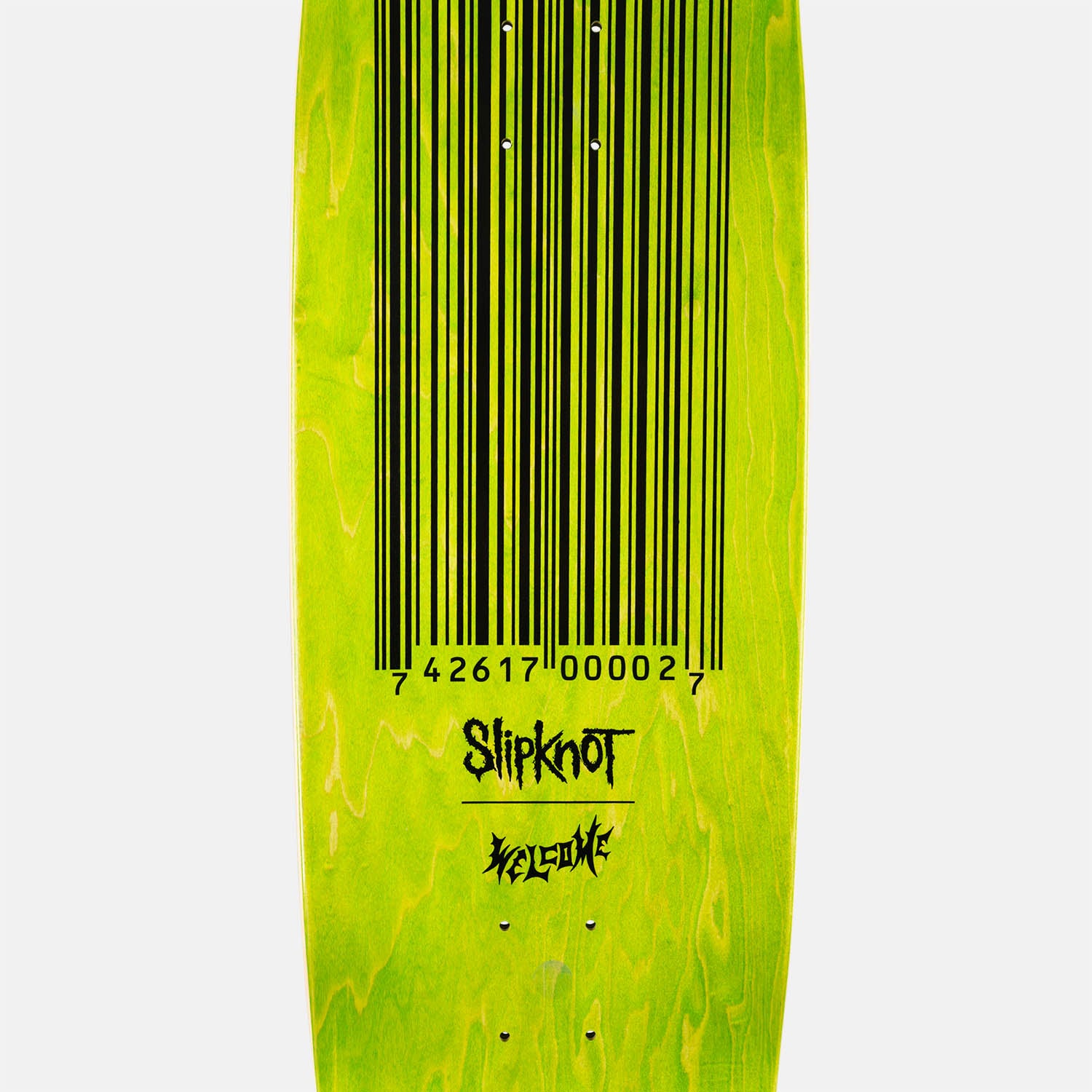 Welcome Skateboards - 9.5" Slipknot Oval Logo On Boline 2.0 Skateboard Deck