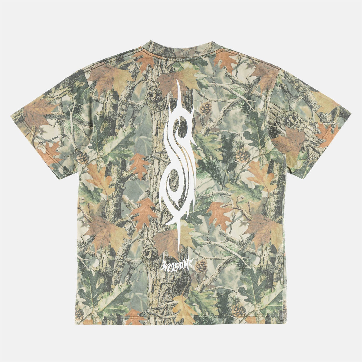 Welcome Skateboards - Oval T-Shirt - Camo