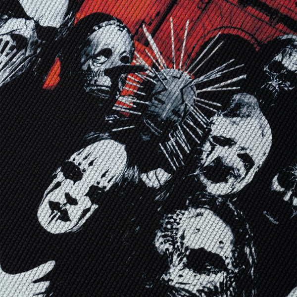 Welcome Skateboards - Slipknot Mask Contrast Stitch Thermal Longsleeve T-Shirt - Black