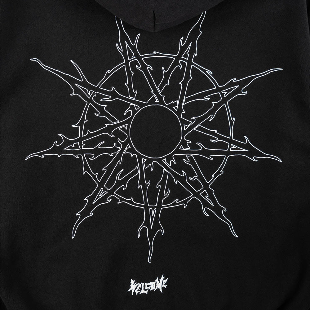 Welcome Skateboards - Nonagram Zipped Hooded Sweatshirt - Black