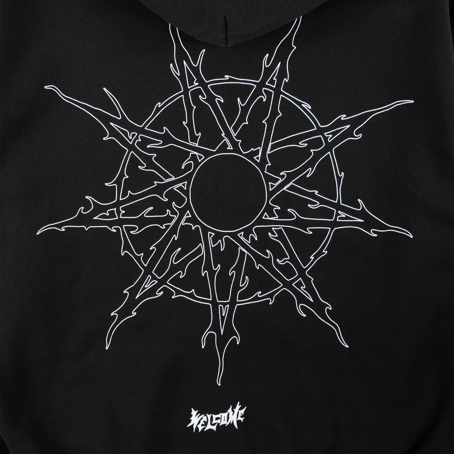Welcome Skateboards - Nonagram Zipped Hooded Sweatshirt - Black
