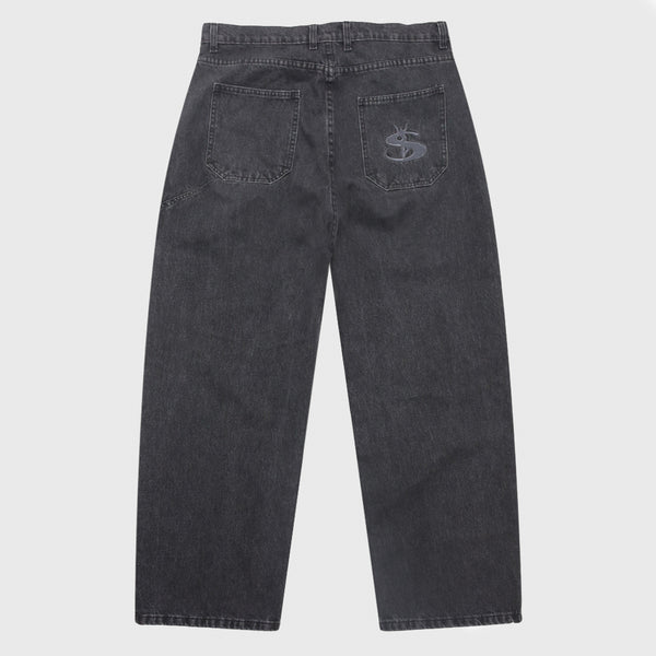 Yardsale - Slub Stain Phantasy Denim Jeans - Black