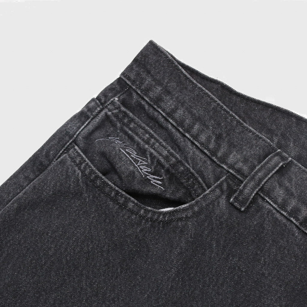 Yardsale - Slub Stain Phantasy Denim Jeans - Black