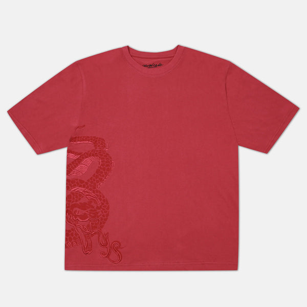 Yardsale - Snake EMB T-Shirt - Red