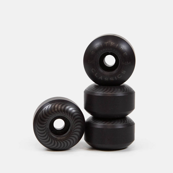 Spitfire - 56mm (99a) Formula Four Classics Skateboard Wheels - Black