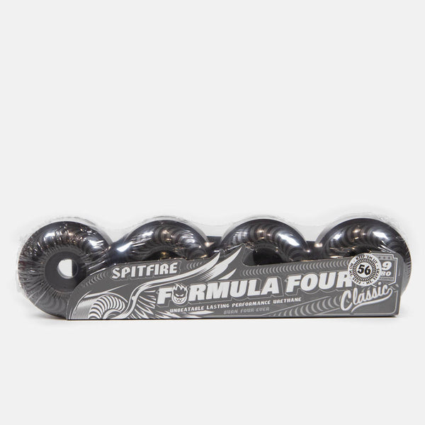Spitfire - 56mm (99a) Formula Four Classics Skateboard Wheels - Black