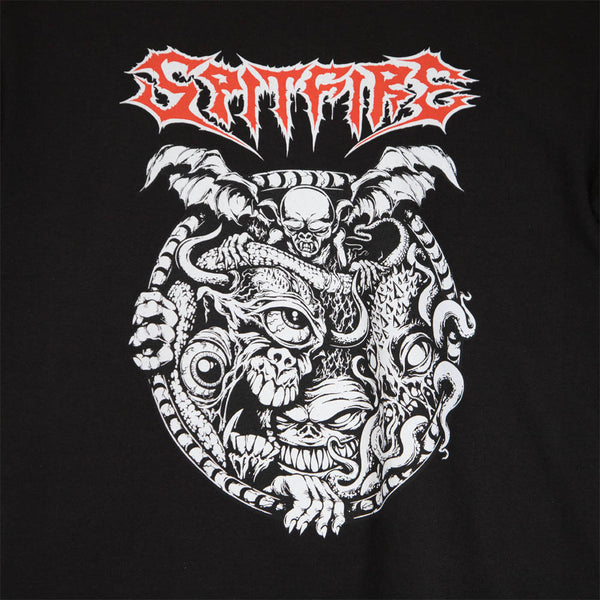 Spitfire - Demon Gate T-Shirt - Black / Red