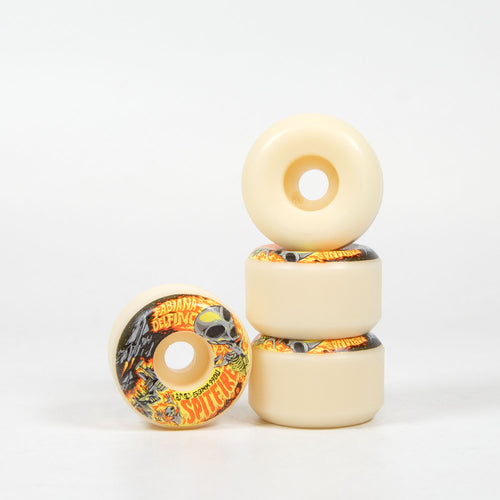 Spitfire - 53mm (99a) Formula Four Fabiana Delfino Invasion Skateboard Wheels (Conical Full)