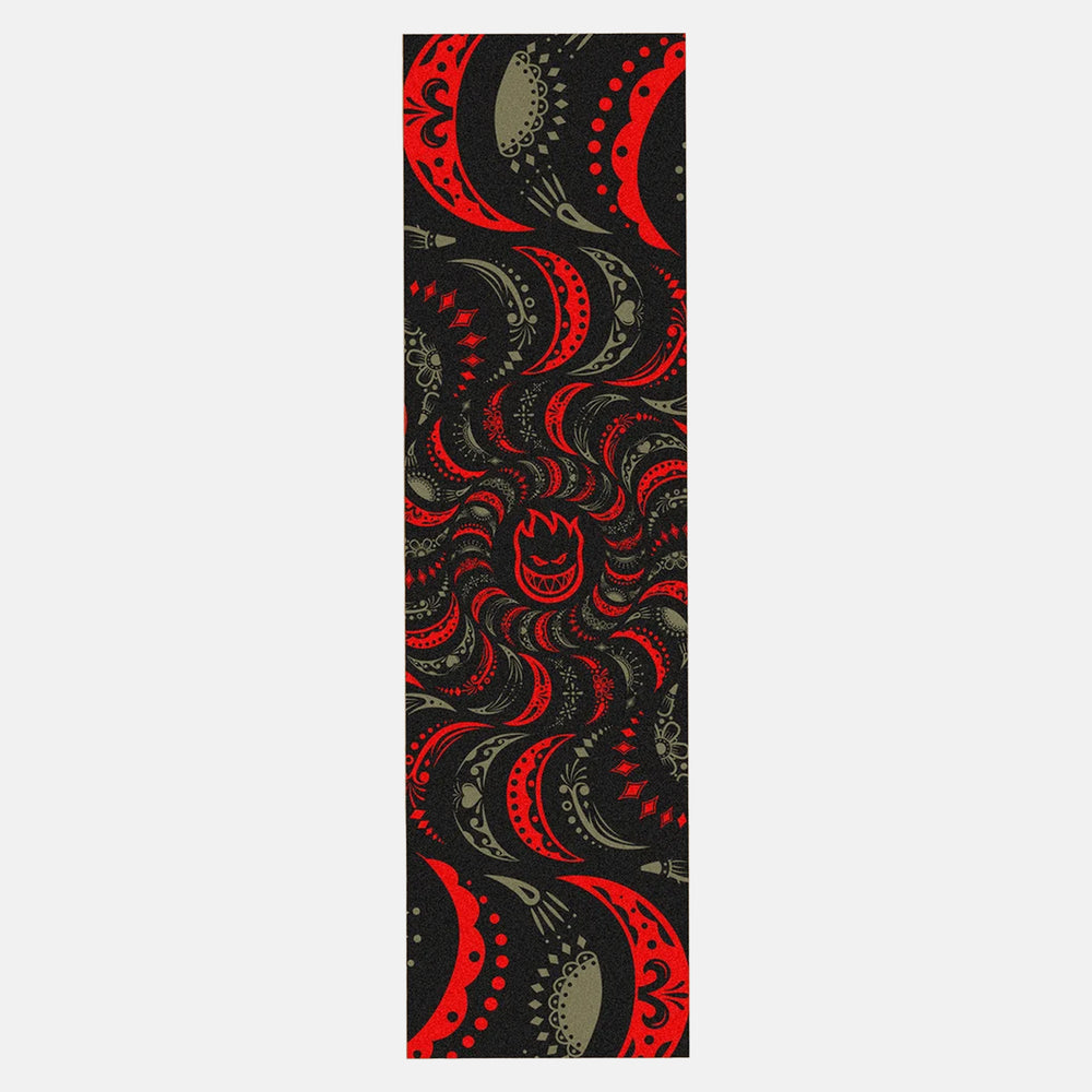 Spitfire - 9" Bighead Griptape - Swirl Red / Black