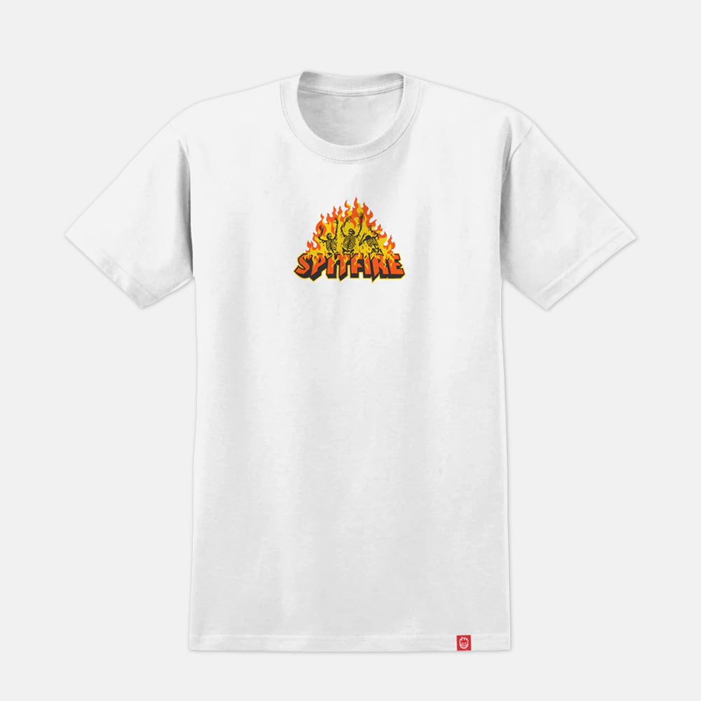 Spitfire - Hell Fire T-Shirt - White / Multi
