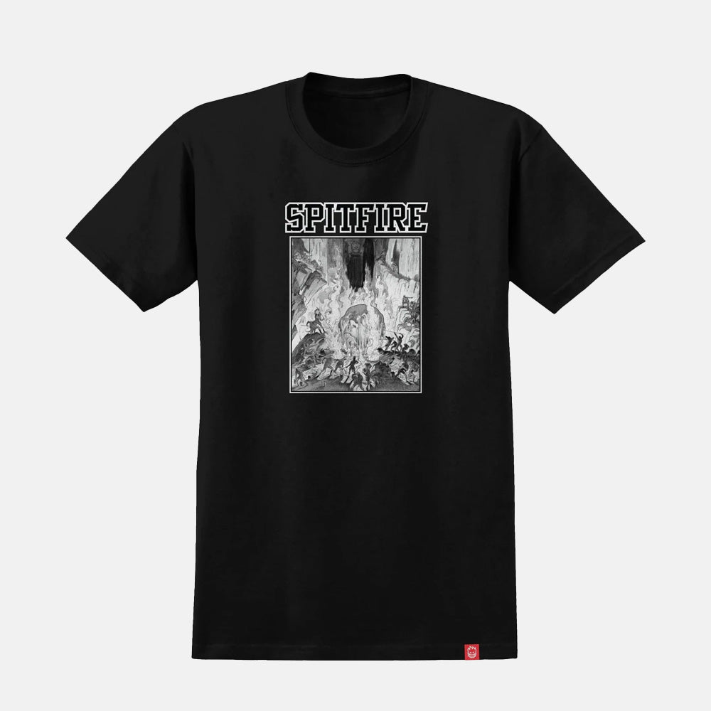 Spitfire - Inferno T-Shirt - Black / White