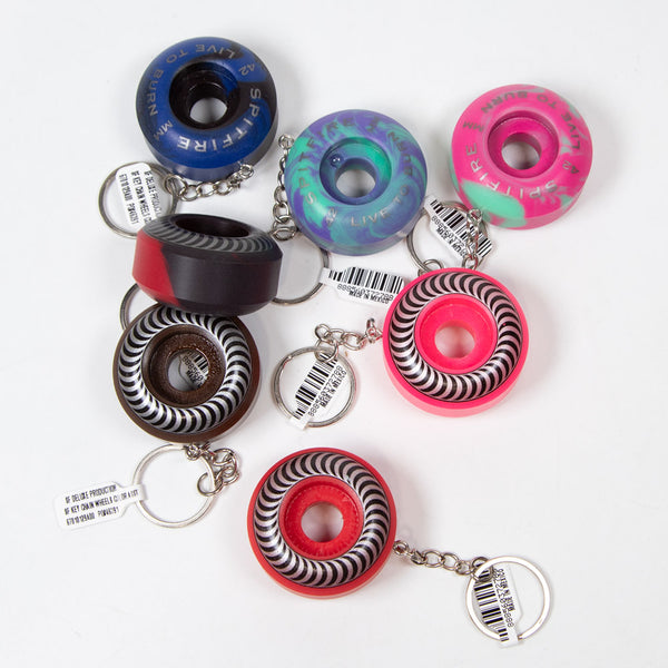 Spitfire - Wheel Keyring - Assorted Colours