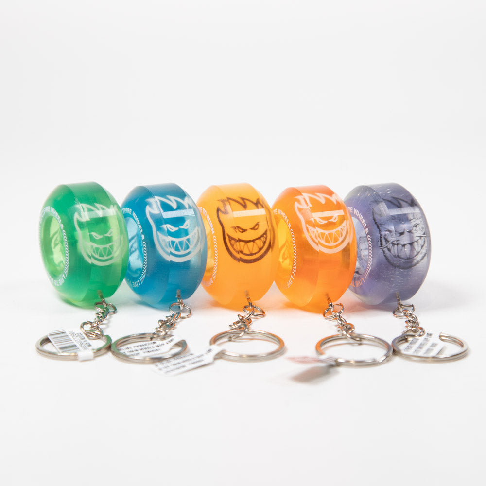 Spitfire - Sapphire Wheel Keyring - Assorted Colours