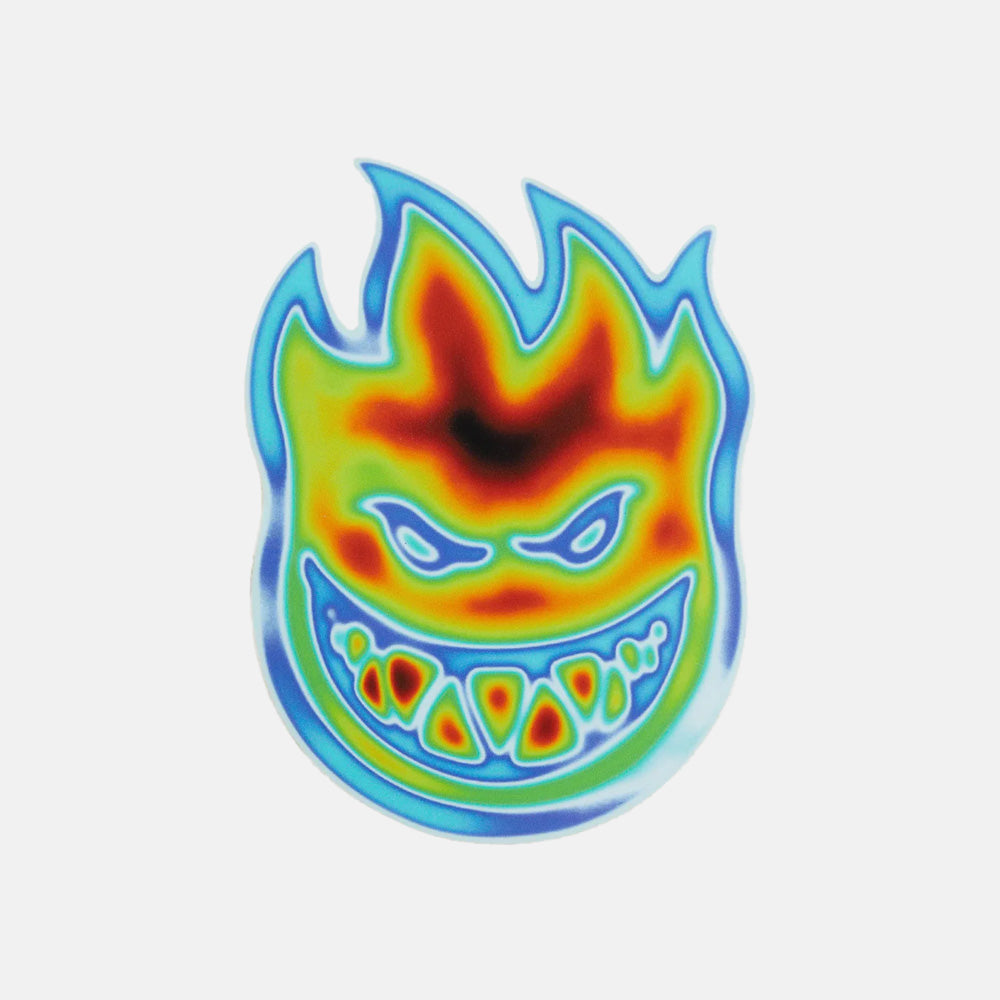 Spitfire - 3.25" Radioactive Bighead Sticker - Multi