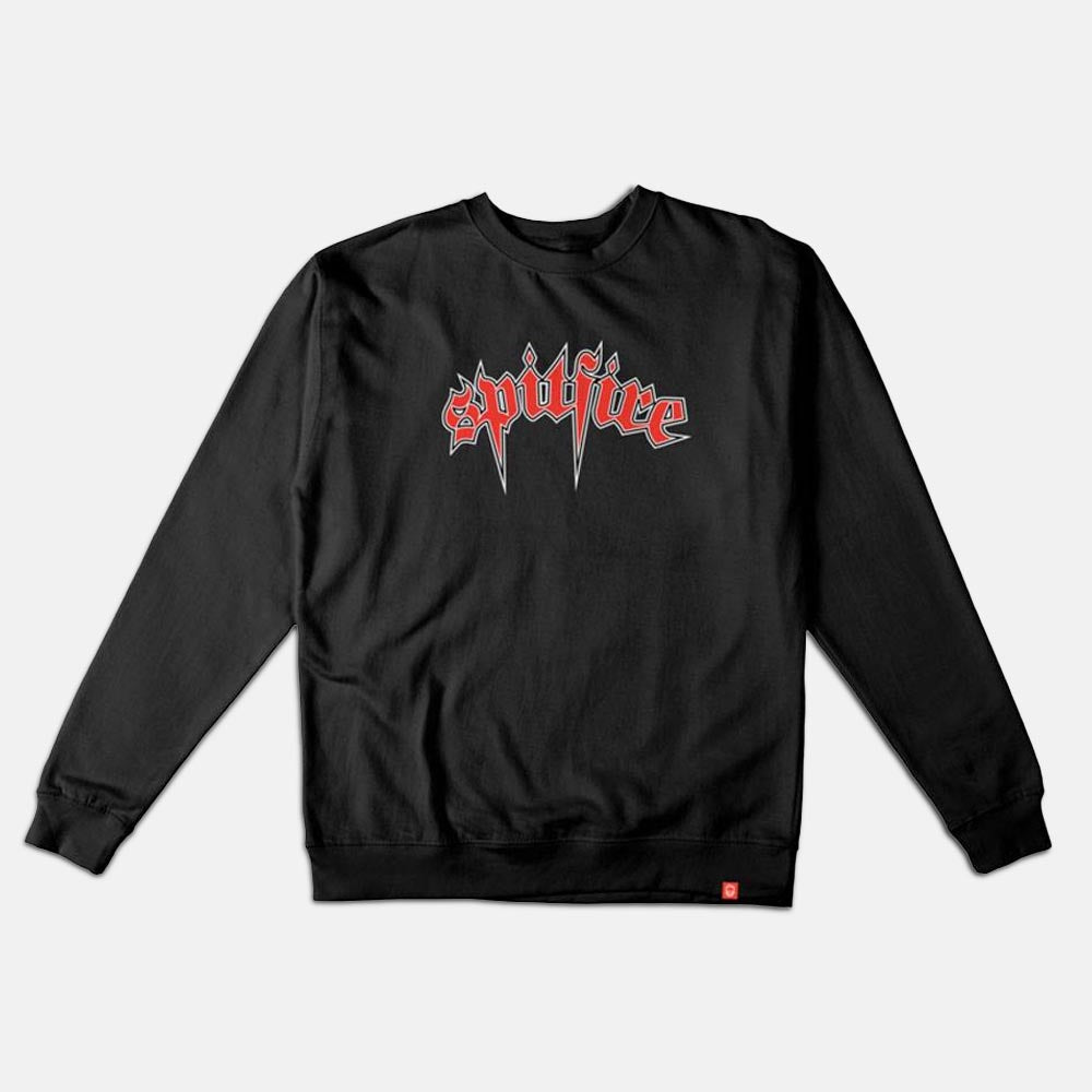 Spitfire - Venom Crewneck Sweatshirt - Black / Red / White