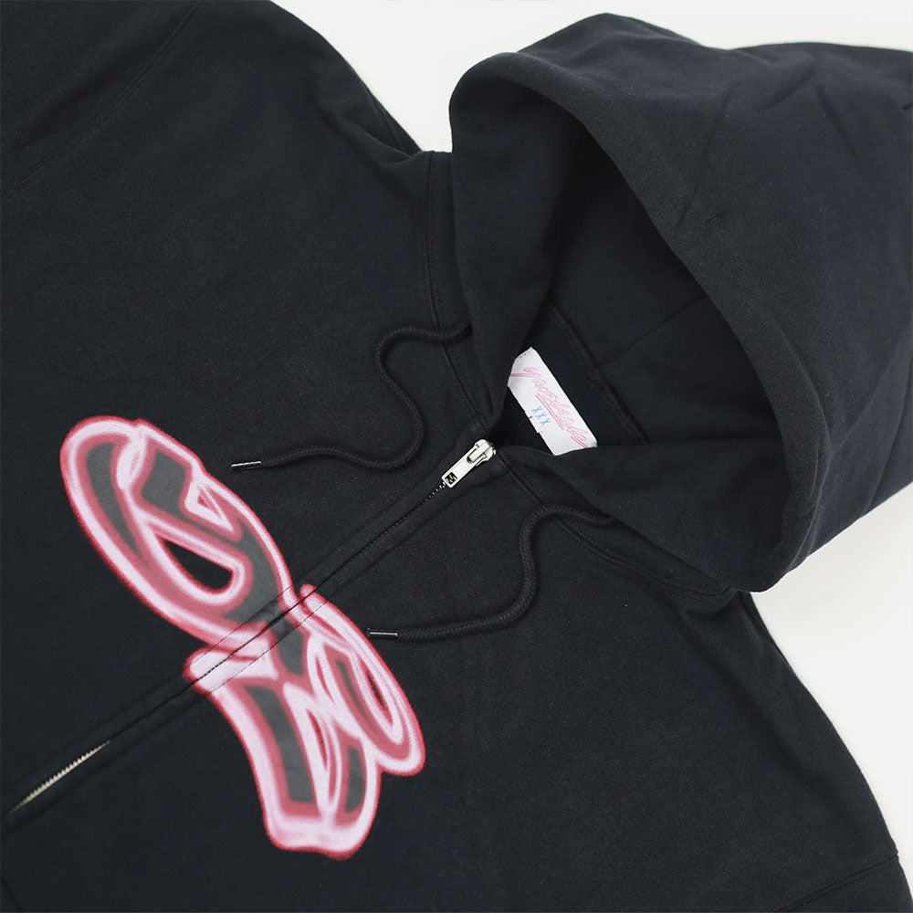 Yardsale - Spray Zip Hooded Sweatshirt - Charcoal