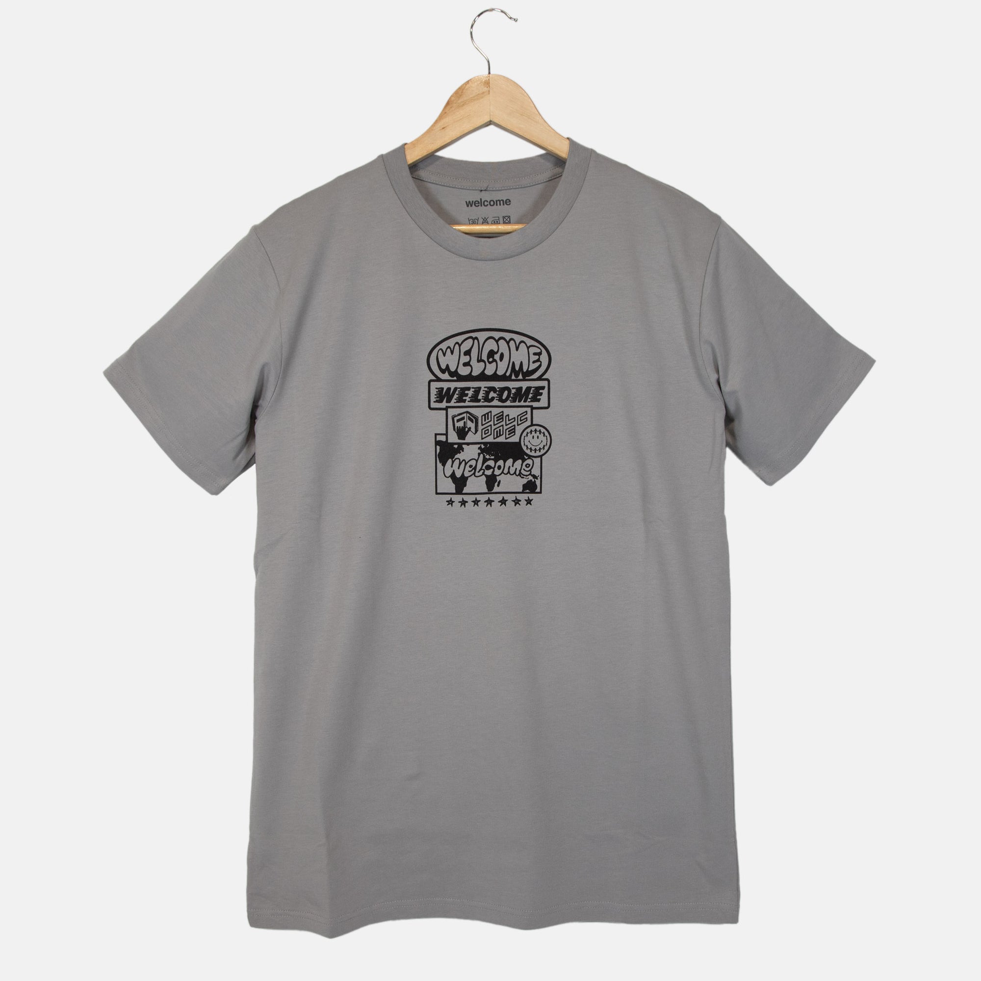 Welcome Skate Store - Stacked T-Shirt - Storm