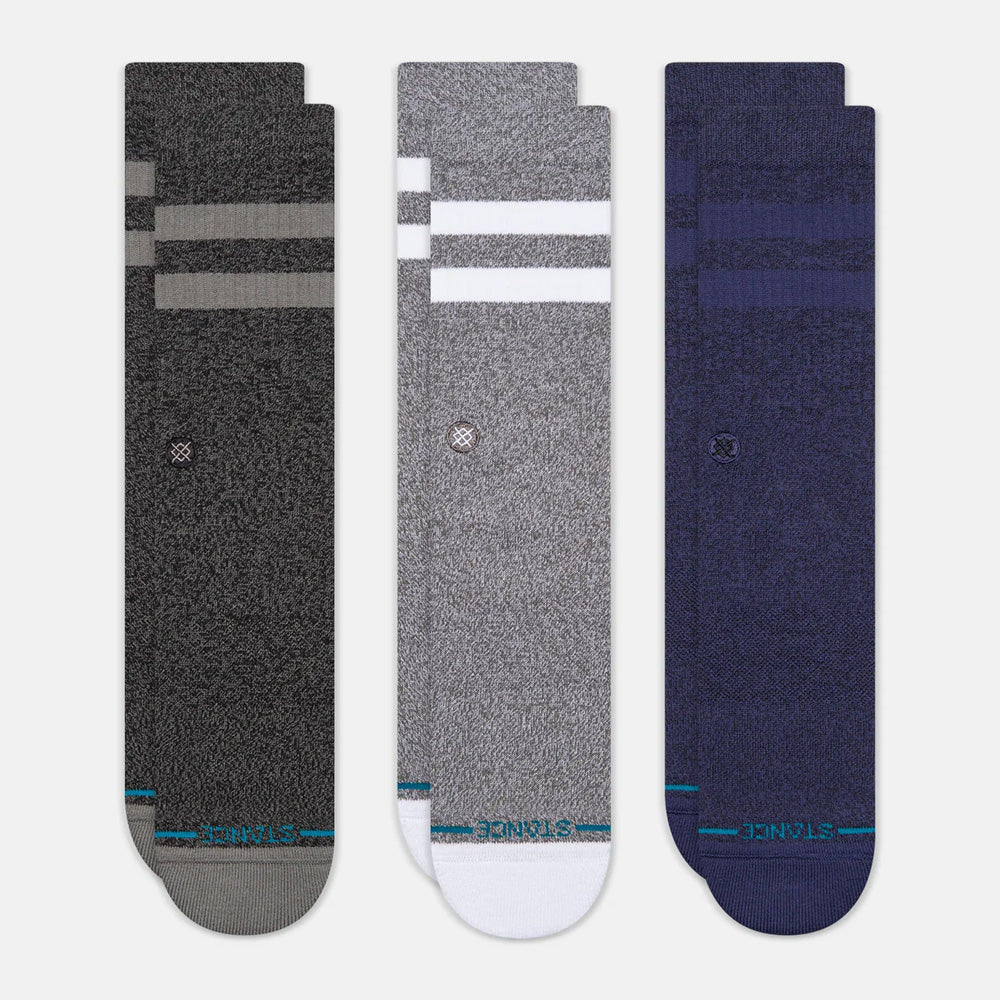 Stance - Joven (3 pack) Crew Socks - Grey