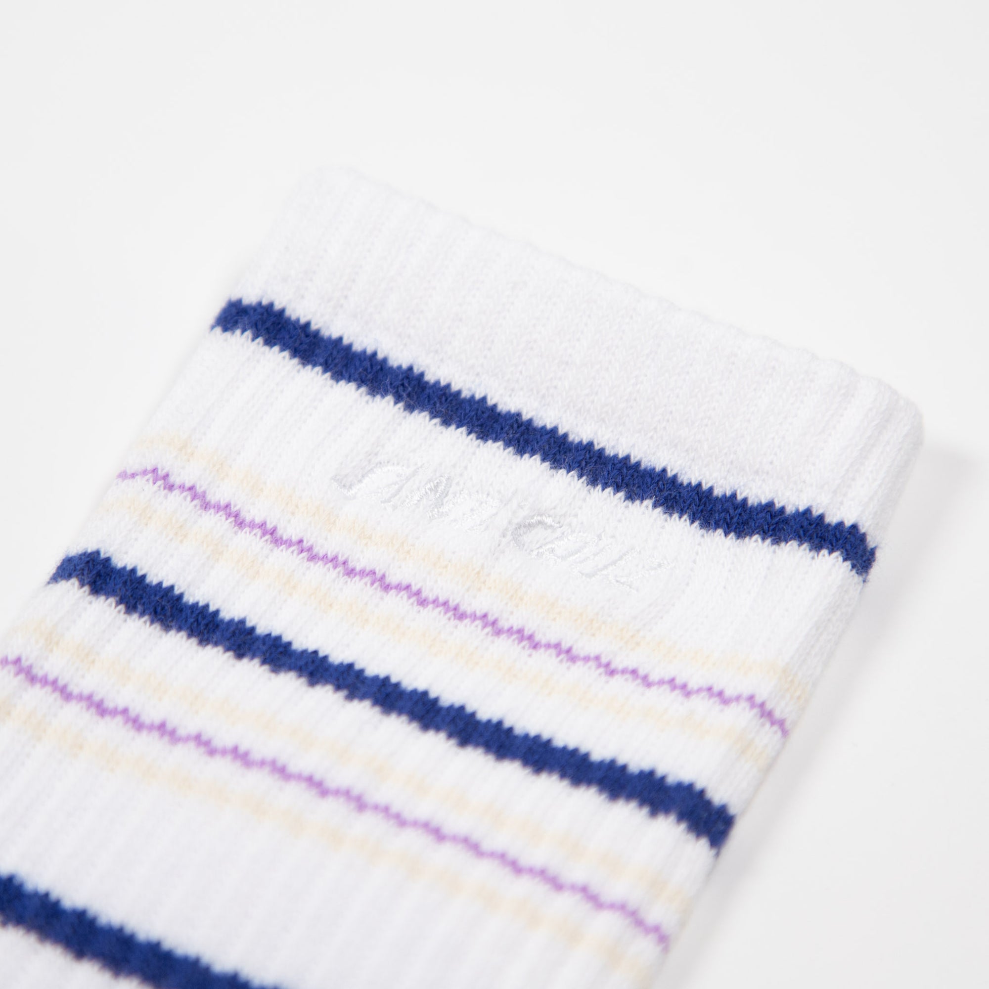 Santa Cruz - Screaming Mini Hand Stripe Socks - White