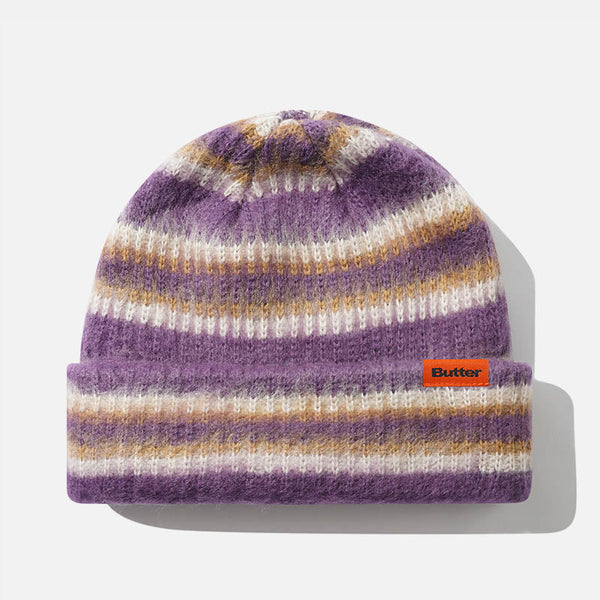 Butter Goods - Swipe Cuff Beanie - Purple