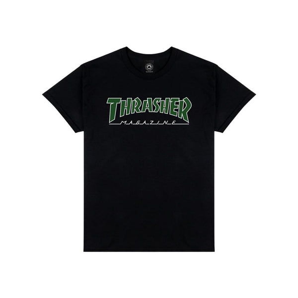 Thrasher Magazine - Outlined T-Shirt - Black