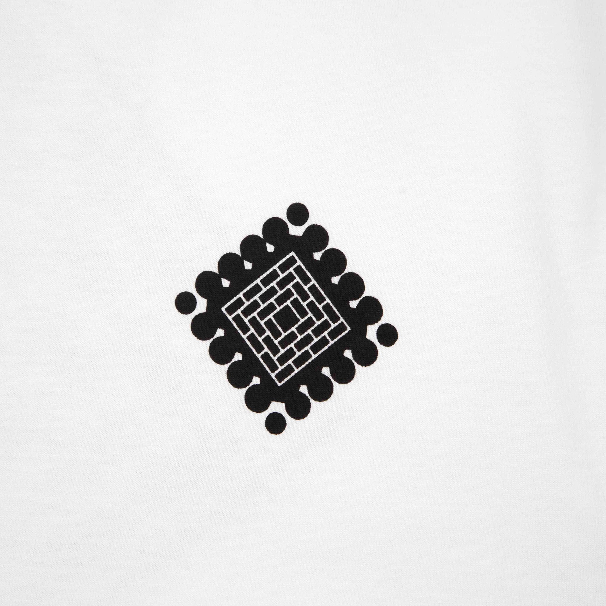 The National Skateboard Co. - Halftone Logo T-Shirt - White