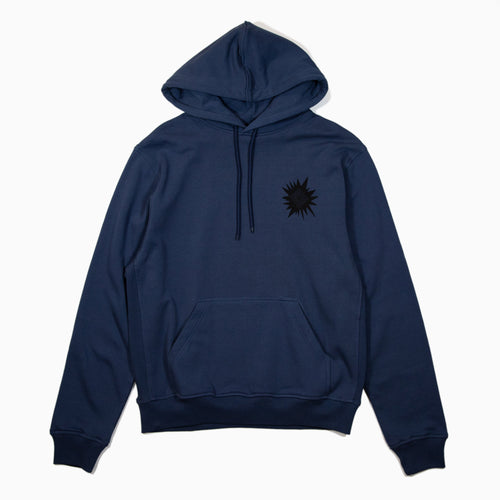 The National Skateboard Co. - OFFICE POLITICS HOODED SWEATSHIRT - HARBOUR BLUE