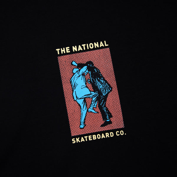 The National Skateboard Co. - OFFICE POLITICS PRIZEFIGHT T-SHIRT - BLACK