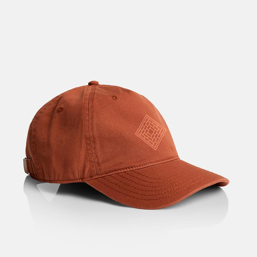 The National Skateboard Co. - EMBROIDERED LOGO CAP - CLAY TONAL