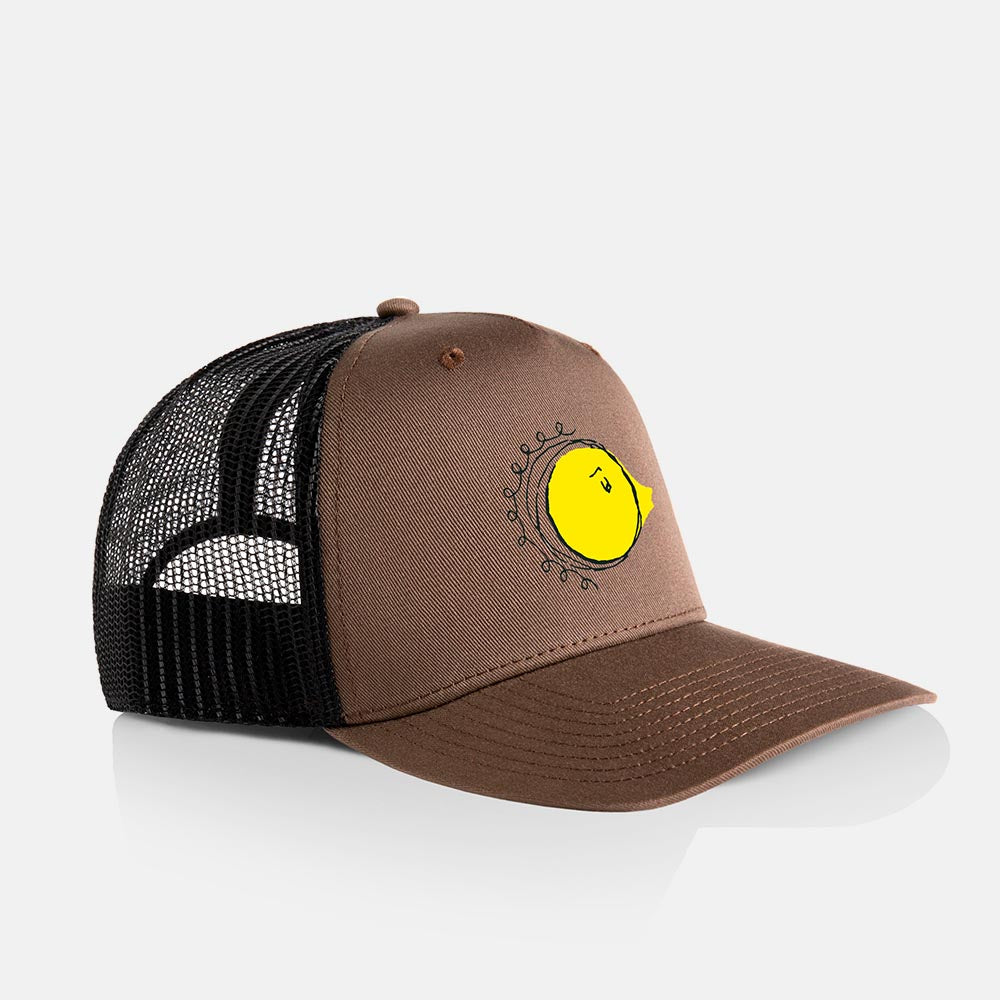 The National Skateboard Co. - Midday Trucker Cap - Walnut