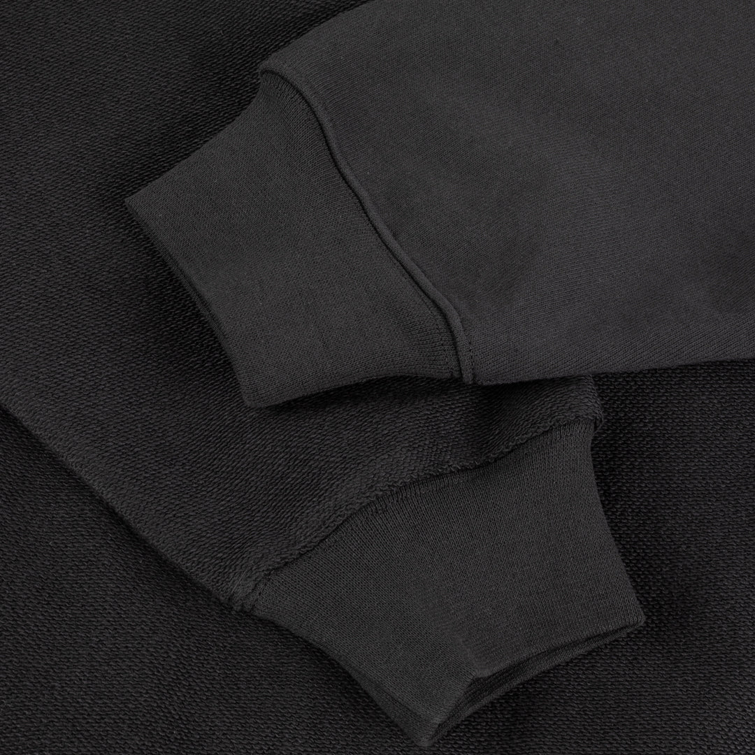 Dime MTL - Reverse French Terry Zip Hooded Sweatshirt - Black