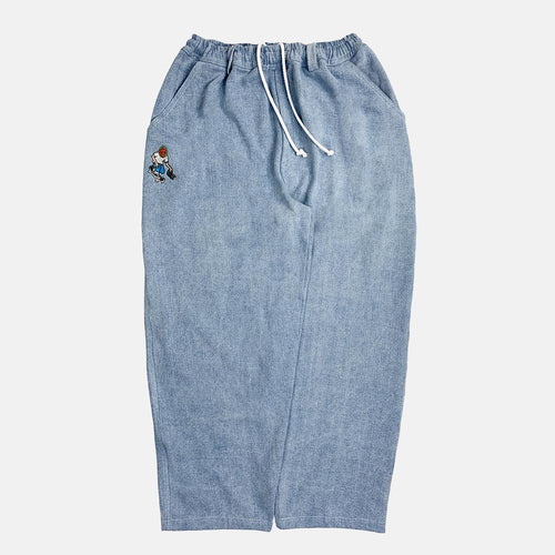 Televisi Star - Sunny Filmer Baggy OG Trousers - Light Blue / White