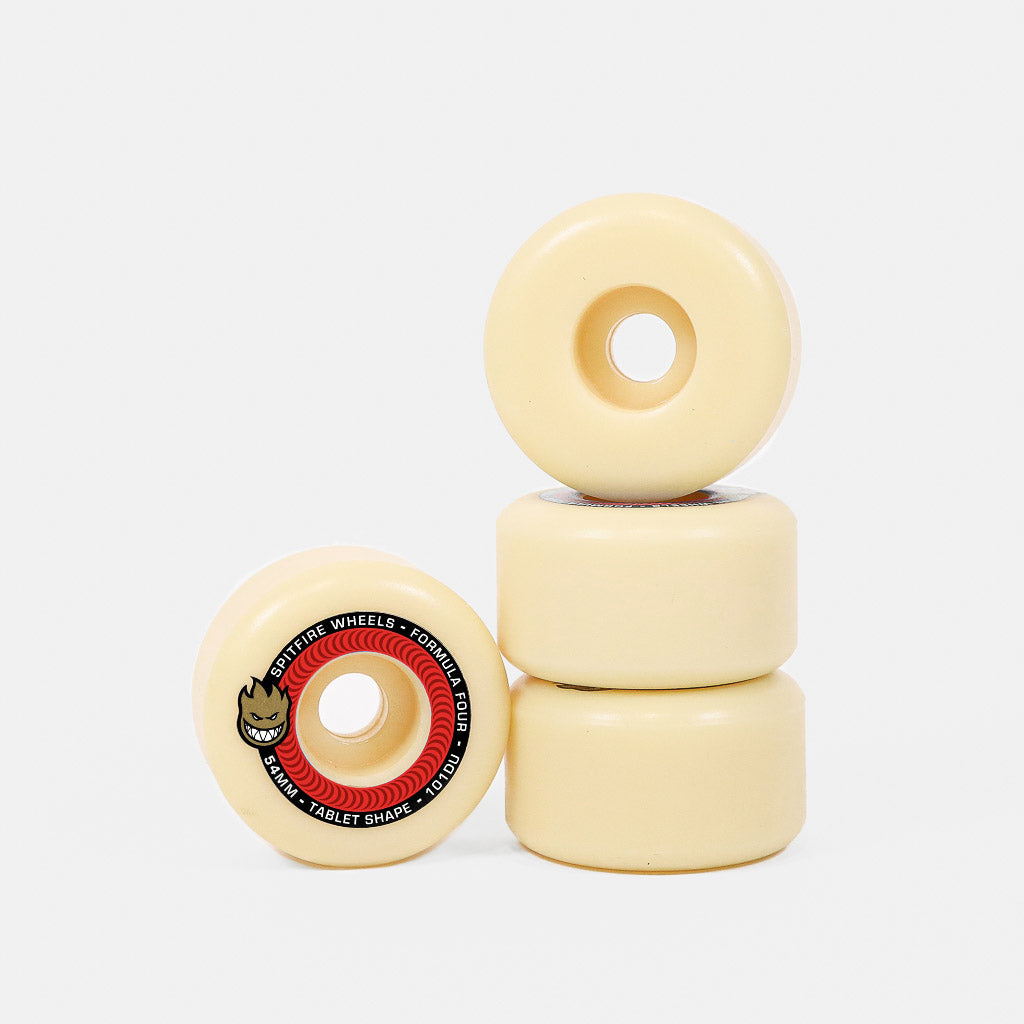 Spitfire - 54mm (101a) Formula Four Skateboard Wheels (Tablet)