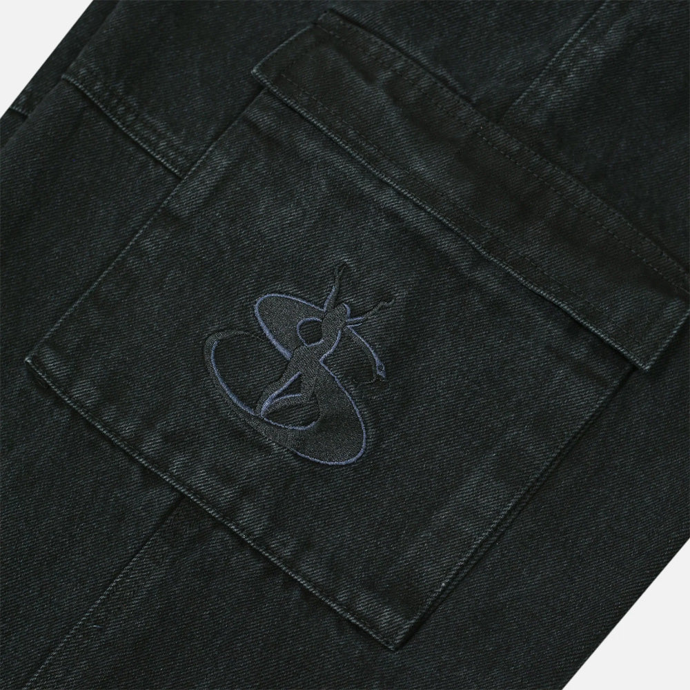 Yardsale - Tactical Phantasy Cargo Jeans - Black – Welcome