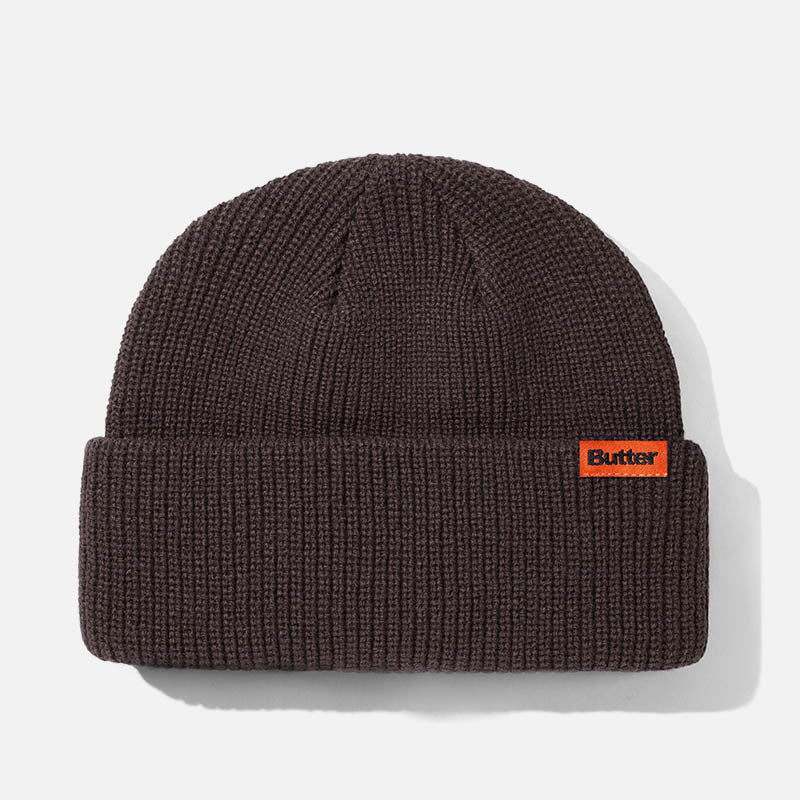 Butter Goods - Tall Wharfie Beanie - Chocolate