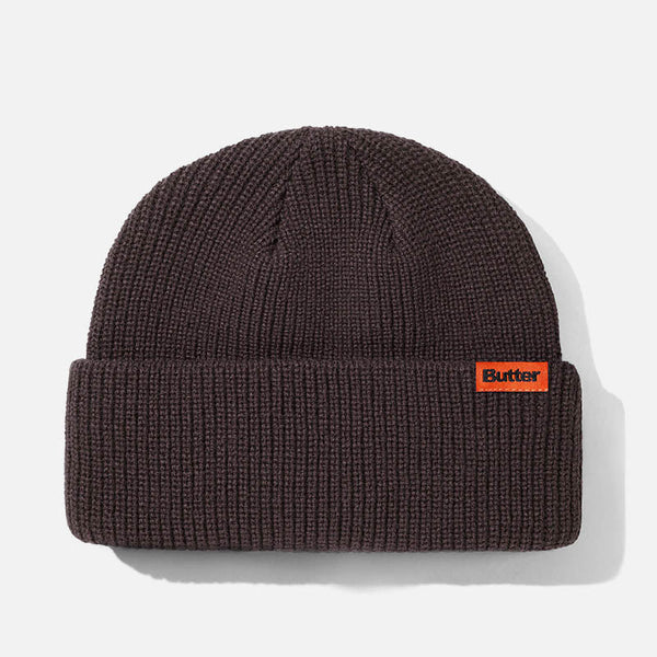 Butter Goods - Tall Wharfie Beanie - Chocolate