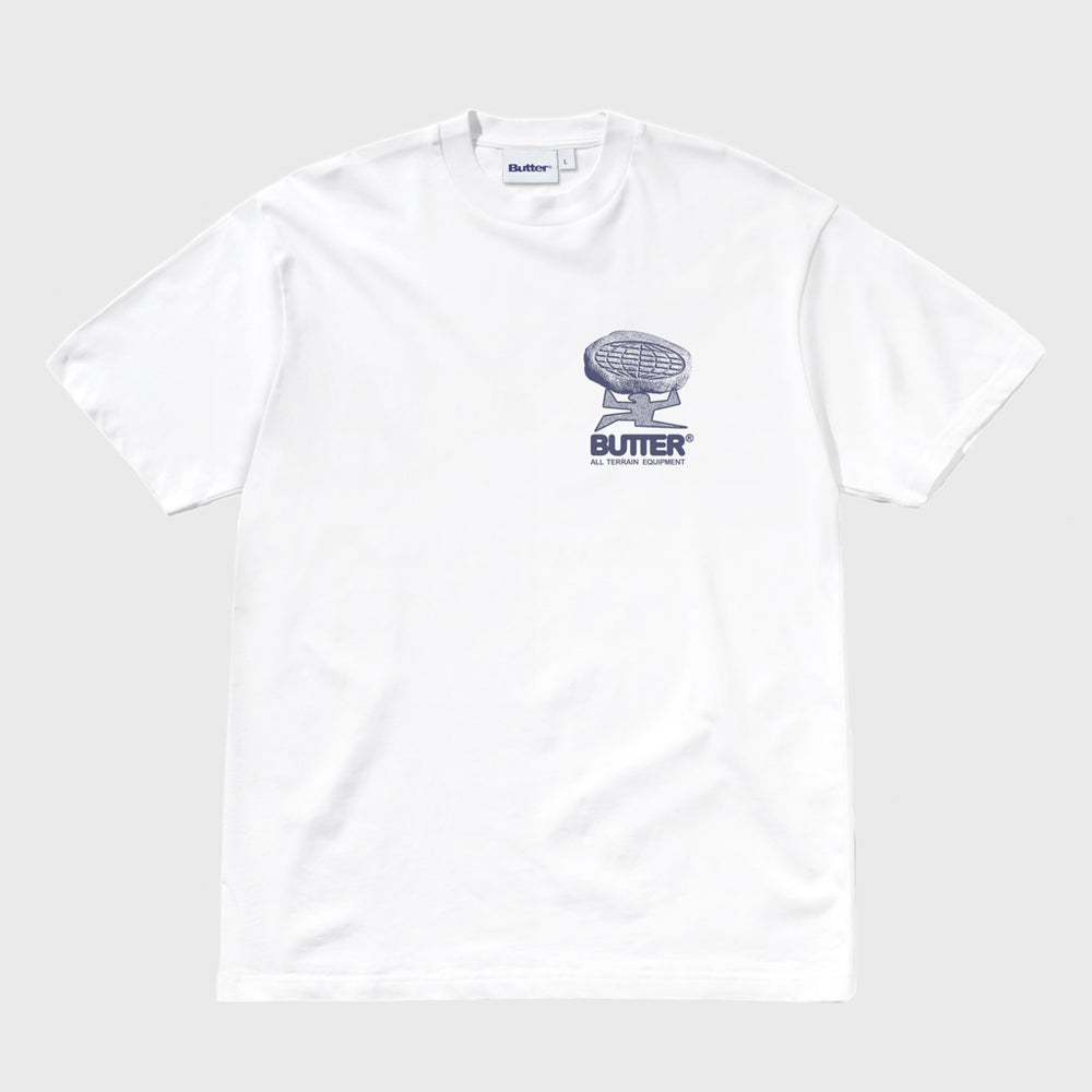 Butter Goods Terrain White T-Shirt