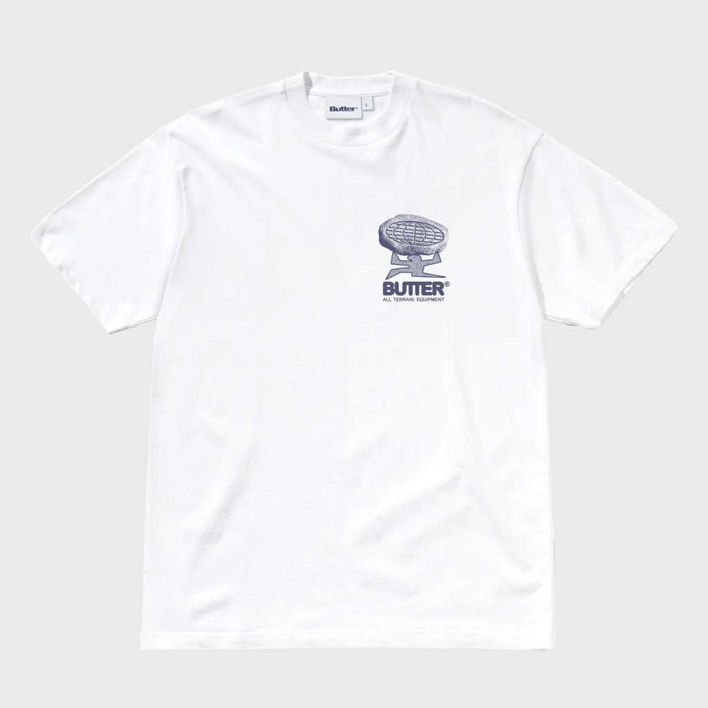 Butter Goods Terrain White T-Shirt