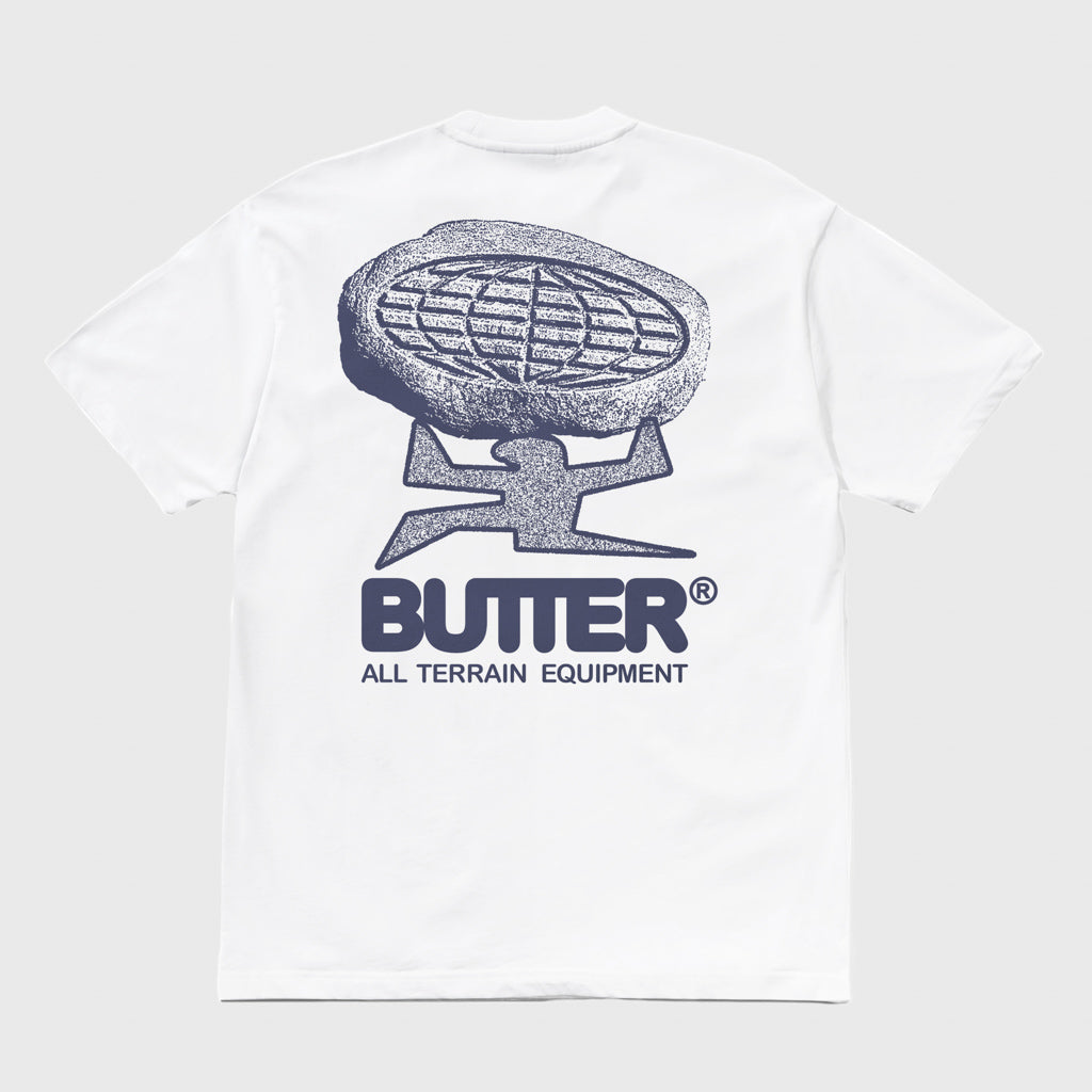 Butter Goods Terrain White T-Shirt