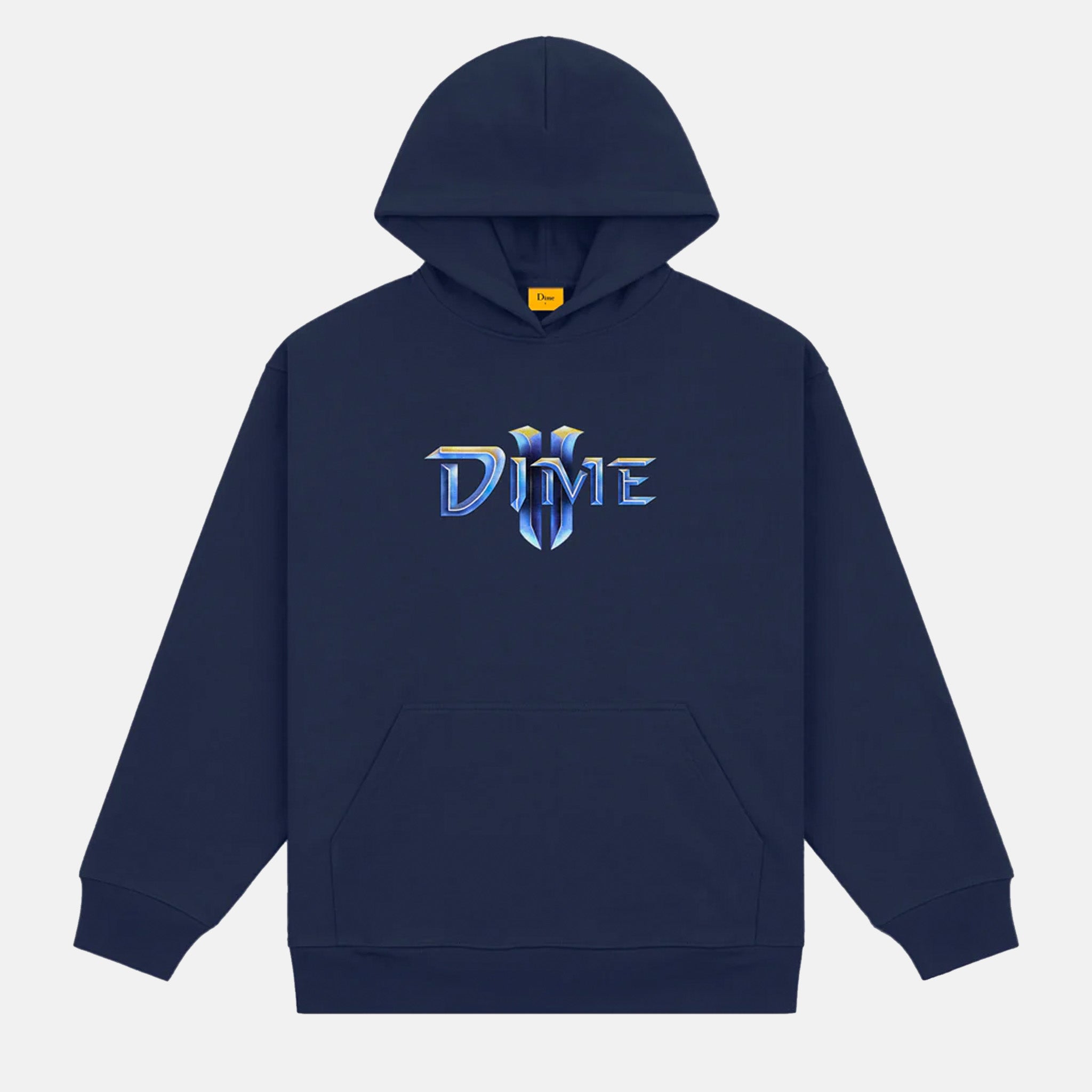 Dime MTL Terran Pullover Hooded Sweatshirt Navy Welcome Skate Store