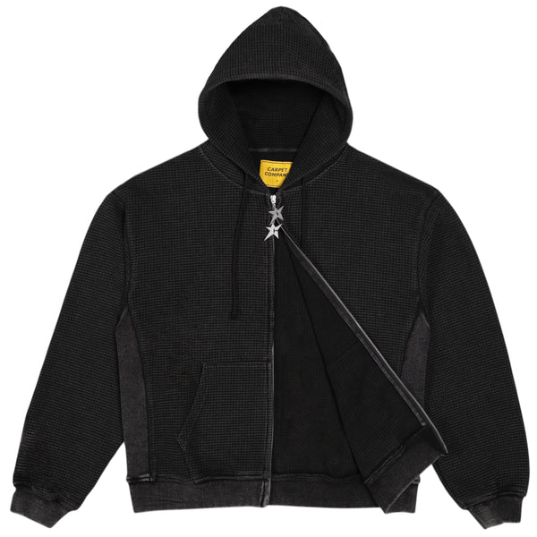 Carpet Company - C-Star Double Zip Hooded Sweatshirt - Black