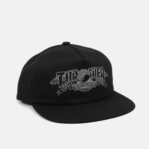 Thrasher - Anti Hero Mag Banner Snapback Cap - Black