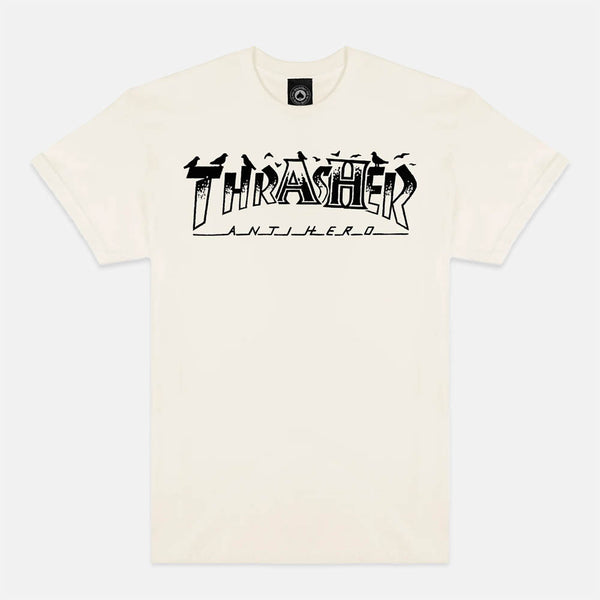 Thrasher - Anti Hero Pigeon Mag T-Shirt - Natural
