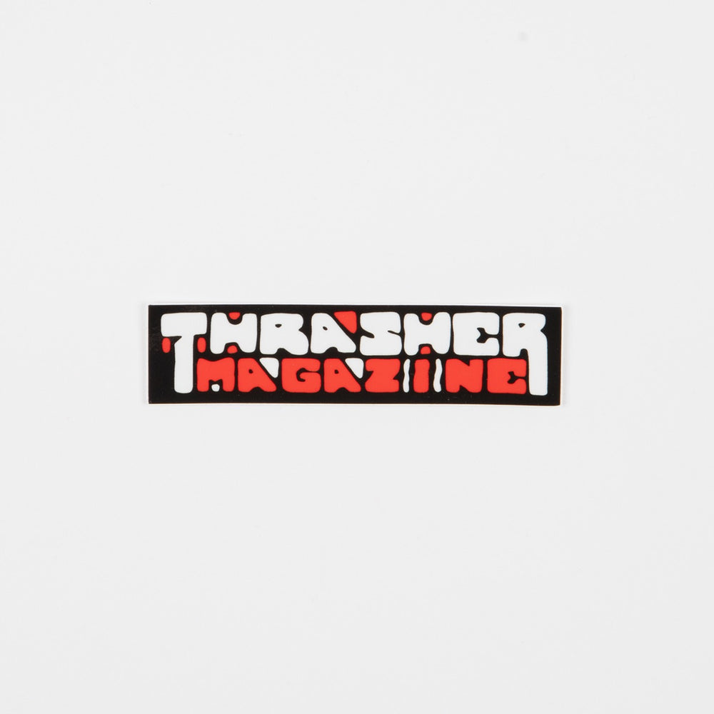 Thrasher Magazine - 4.0" Blocks Sticker - Black