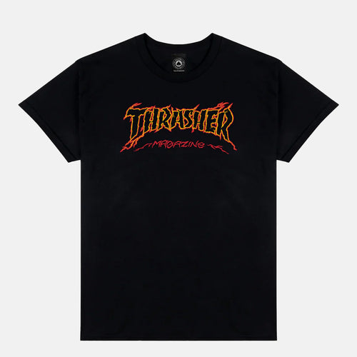 Thrasher Magazine - Cracked T-Shirt - Black