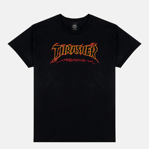 Thrasher Magazine - Cracked T-Shirt - Black