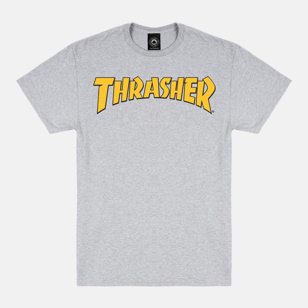 Thrasher Magazine - Cover Logo T-Shirt - Ash Grey